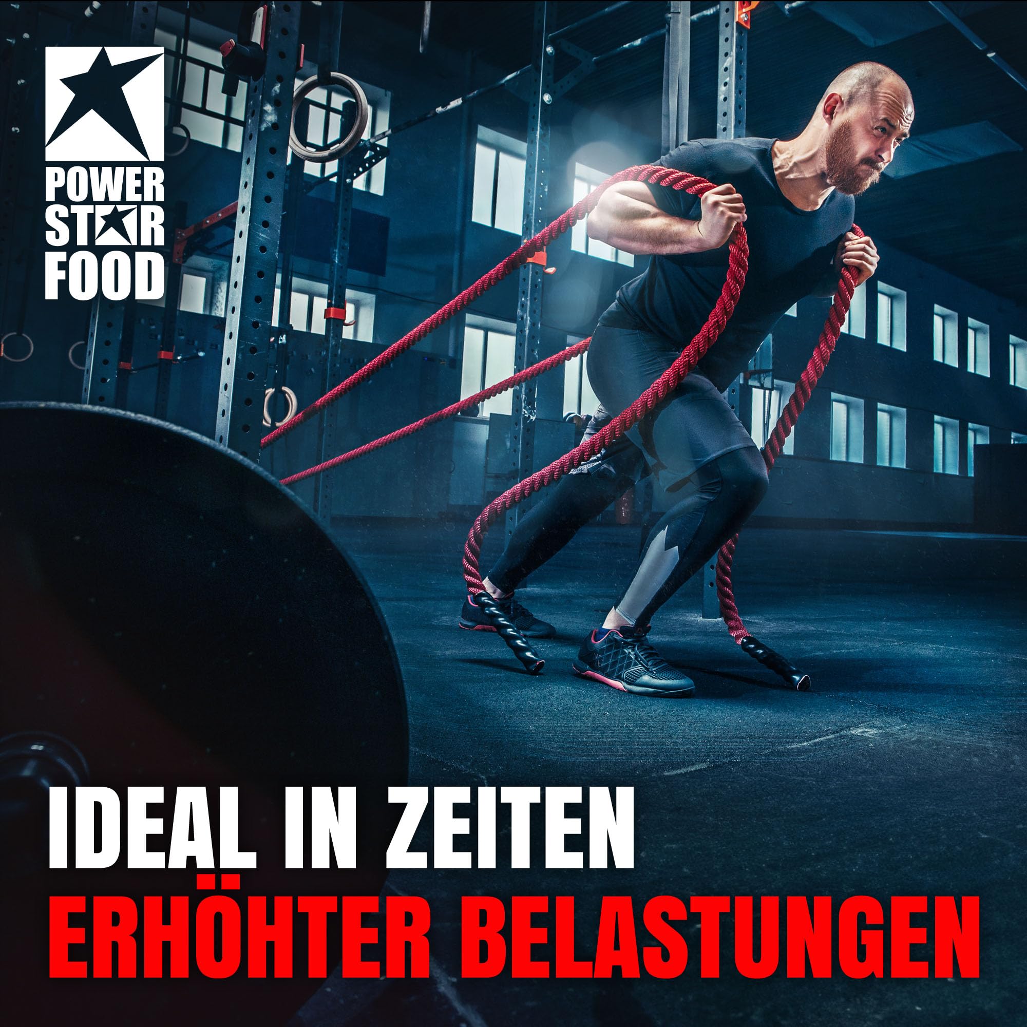 Powerstar TAURIN CAPS | 300 Kapseln HOCHDOSIERT mit 3400mg reinem Taurin pro Portion | Angereichert mit Cofaktor Vitamin B6 | Rohstoffe in Pharmaqualität | Deutsche Herstellung