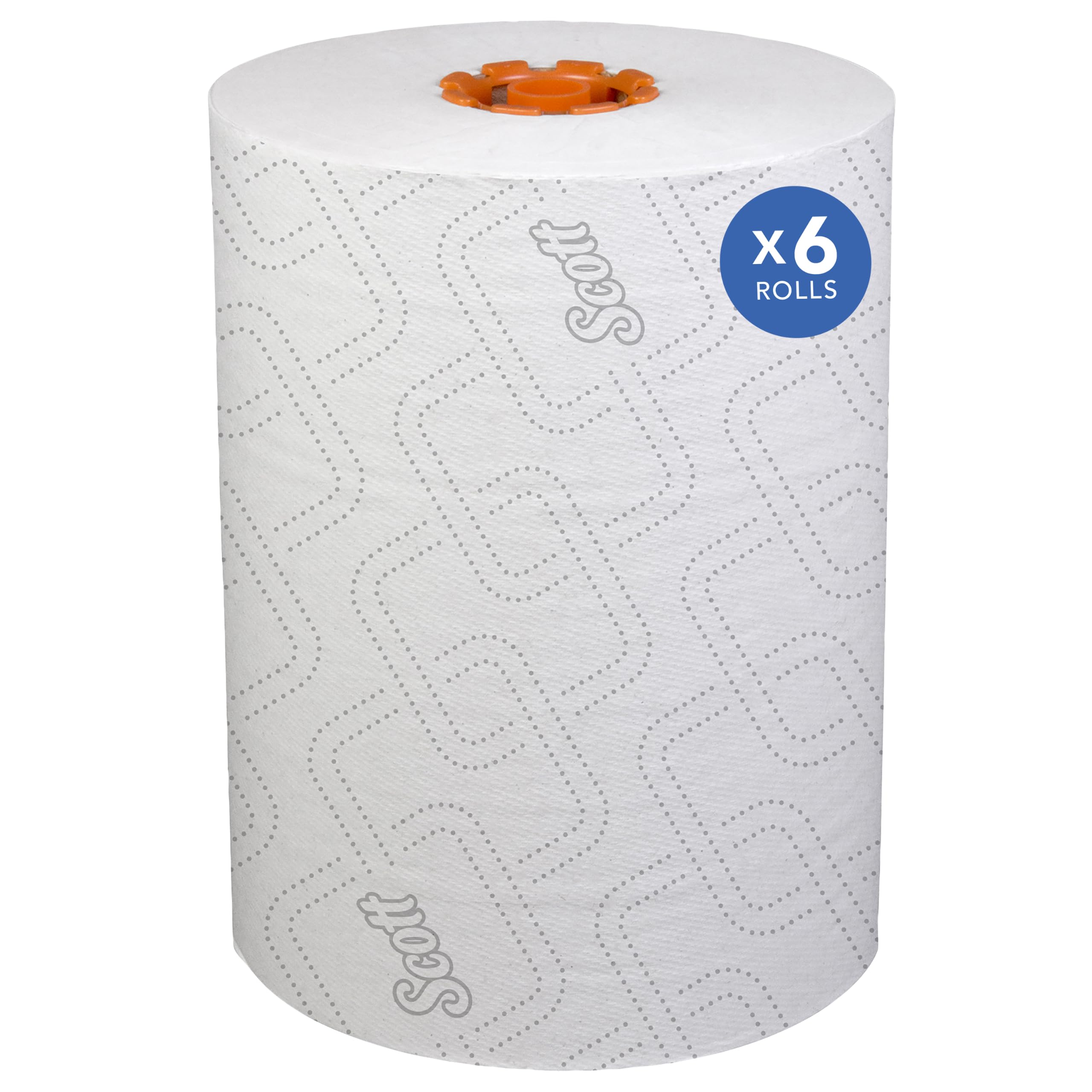 Slimroll Hard Roll Towels by Scott Professional – 580 Feet (Pack of 6), Paper, White, Pack of 6, Model 47035