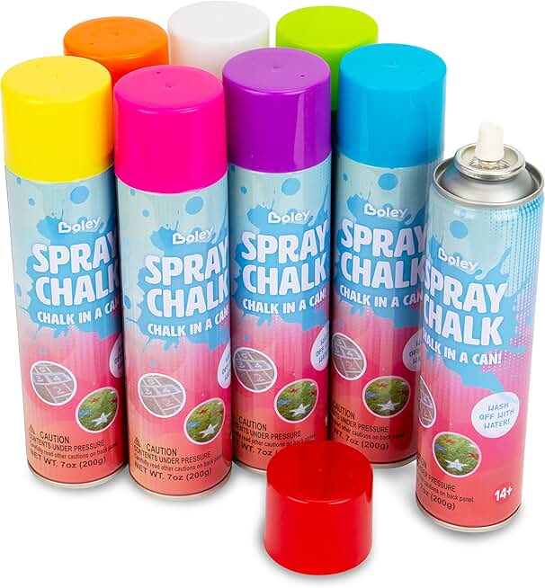 chalk spray paint temporary