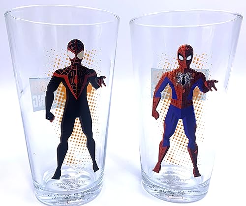 Miniatura 1 de Bioworld Beyond Amazing Spider-Man - Juego de vasos de pinta de 16 onzas paquete de 2 vasos para beber