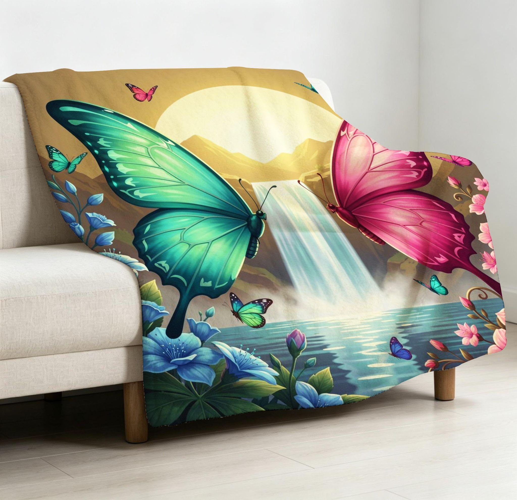 Manta Entretiempo Grande, Paisajes Amarillos, 220x240 cm, AQ8573