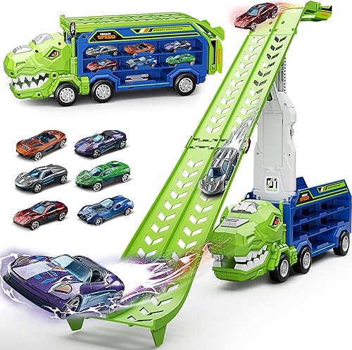 Juegos de pista de coche con luces y sonidos, regalo para niños y niñas