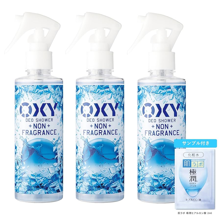 オジー　美容液 100ml 3個 新品 即日発送 Amazon.co.jp: オキシー(Oxy) OXY冷却デオシャワー 無香料×3個