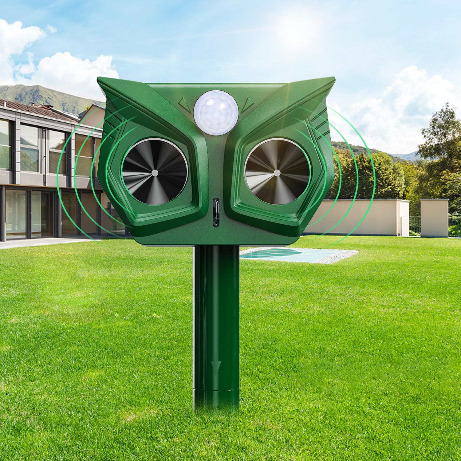 Cat Repellent for Gardens UK, USB & Solar Ultrasonic Cat Deterrents