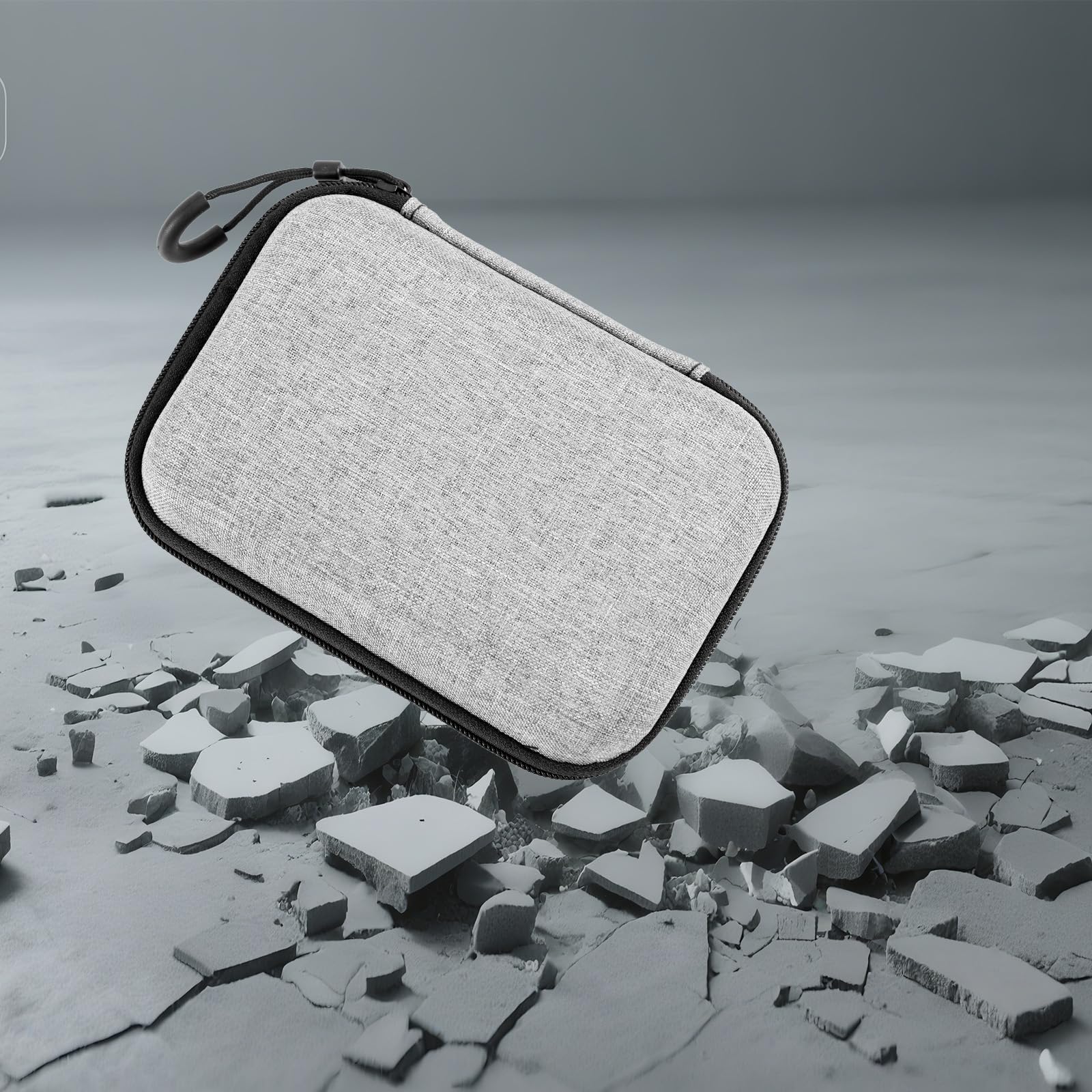 Étui de Protection PLAUD NotePin AI, Housse EVA Souple Portable avec Mousqueton Noir