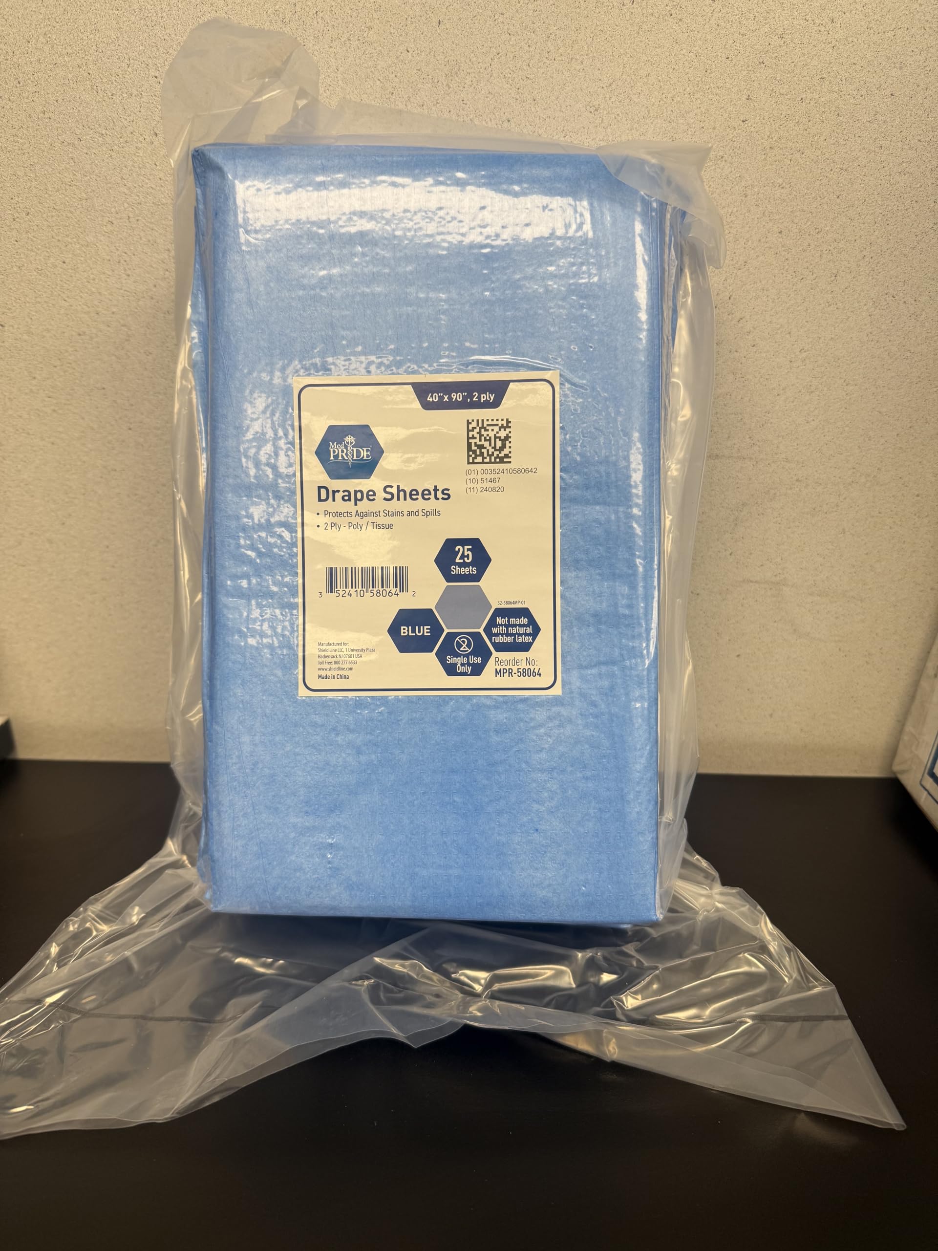 MED PRIDE Disposable 2-Ply Drape Sheets,Leakproof Medical Cover,25-Pack — Amazon image 9