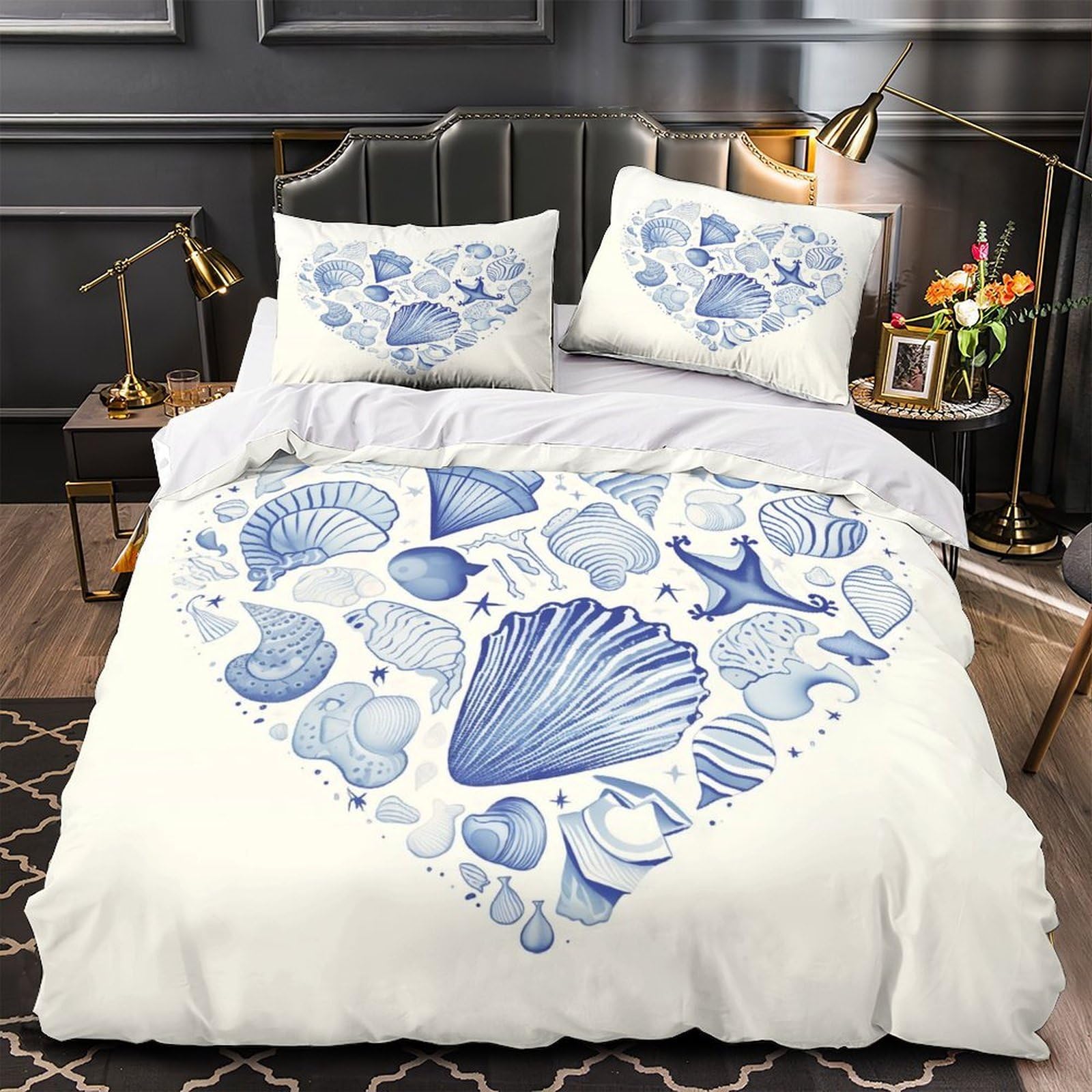 Housse de couette ski 3D microfibre confort 260x220cm