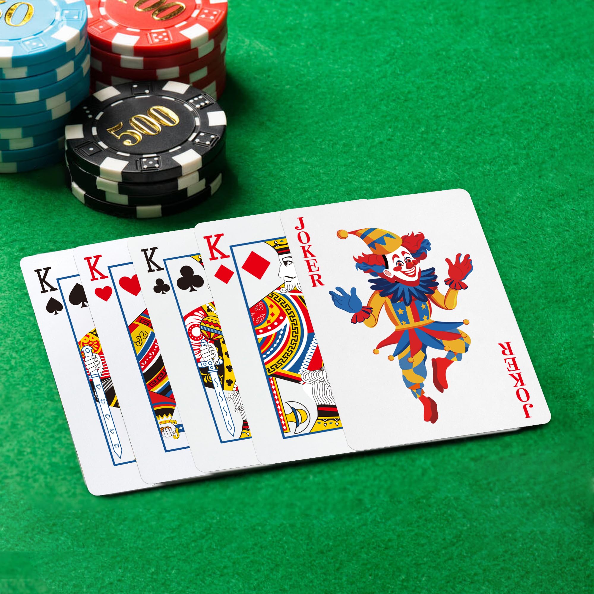 Playing Cards,Decks of Cards,Playing Card 2 Pack for Adults,Poker Cards Professional,Standard Poker Size Card,Playing Card Set for Game Night,Pinochle,Cartas,Magic Props,Go Fish