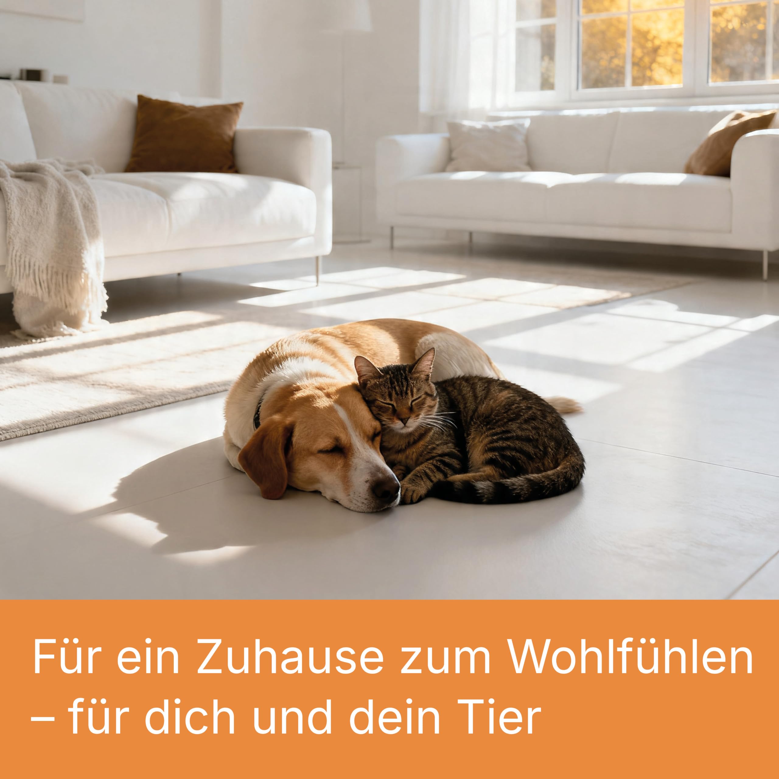 THOMAS Fellpflege-Set für Hund/Katze, Sanft, Weniger Tierhaare | Kompatibel mit Staubsaugern, Verschiedene Fellarten, Verlängerungsschlauch