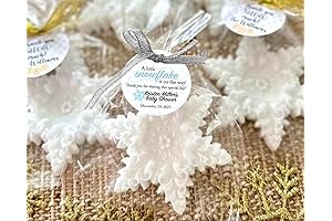 Snowflake Soap Favors - Celebrating the Arrival of a Little Snowflake