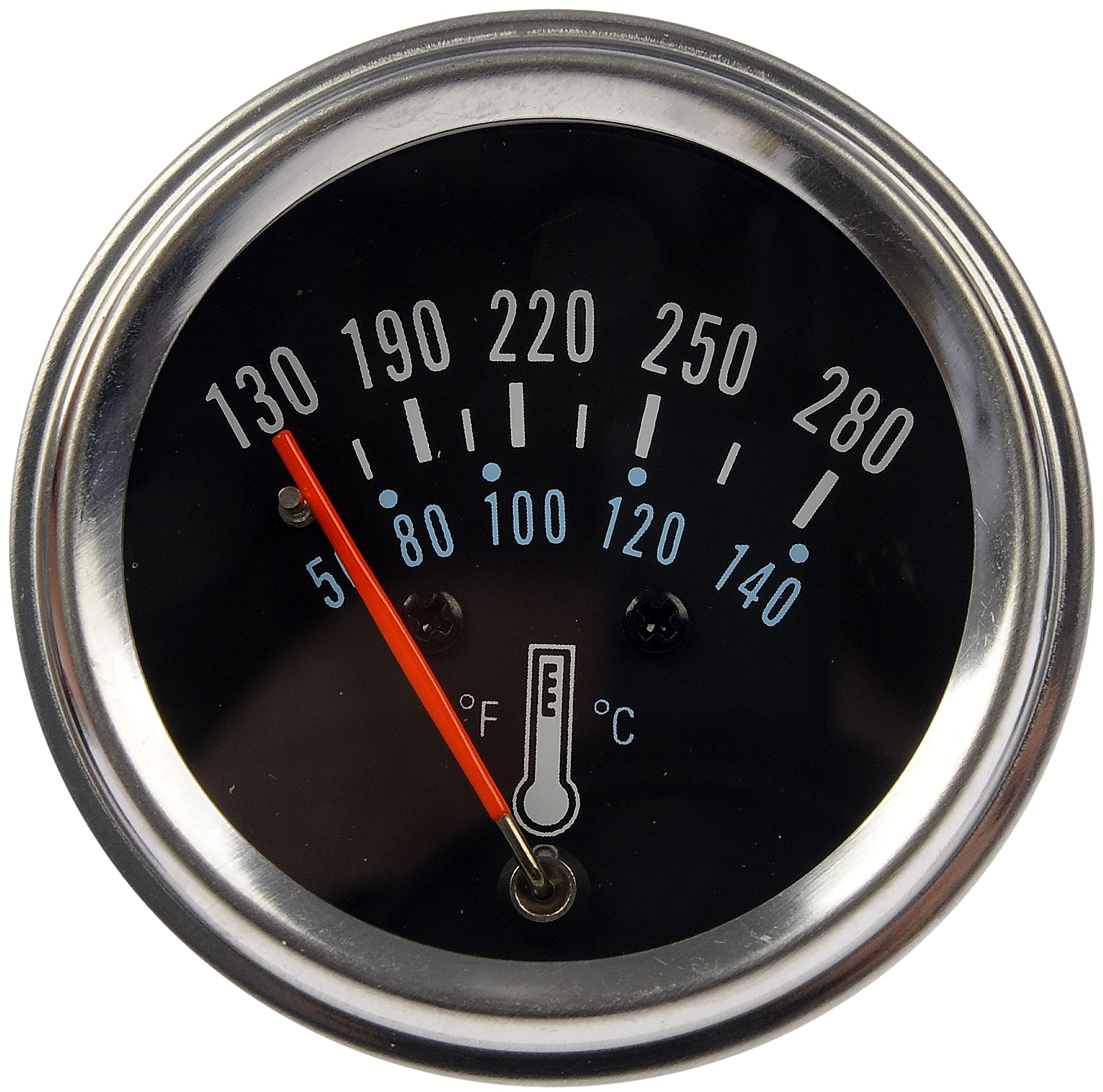 GlowShift | MaxTow White & Blue Double Vision™ Water Temp Gauge For Trucks