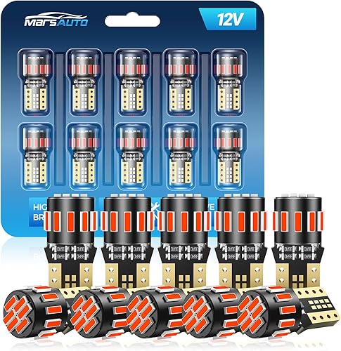 Miniatura 7 de Marsauto 194 Bombillas LED T10 168 192 2825 W5W 400LM 6000K 7000K 2835SMD Chip LED Bombillas de repuesto para 12 V coche interior domo mapa puerta