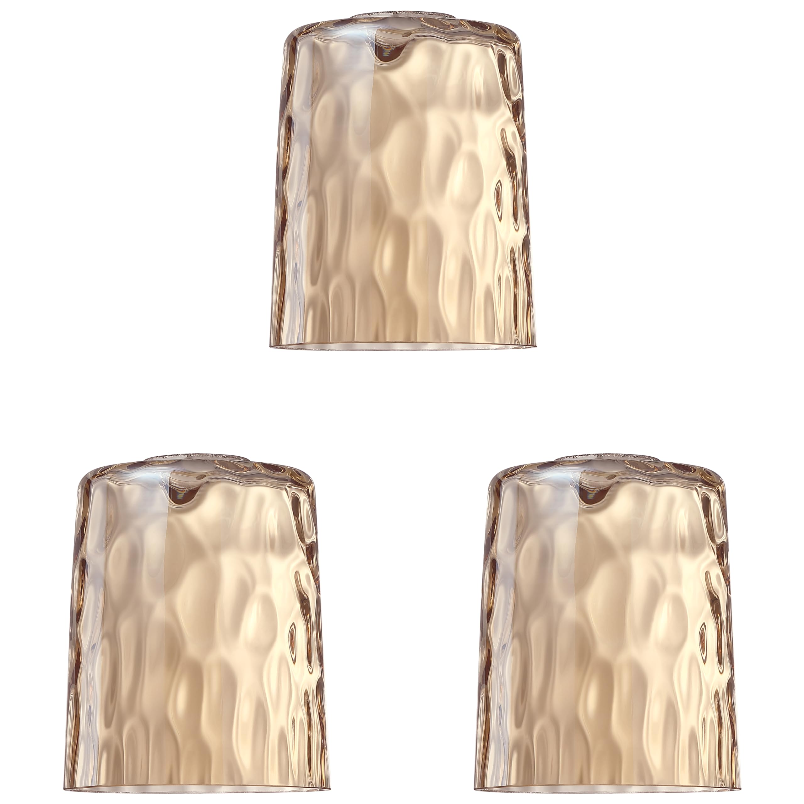 Photo 1 of Tonabona 4.8" Amber Glass Lamp Shade