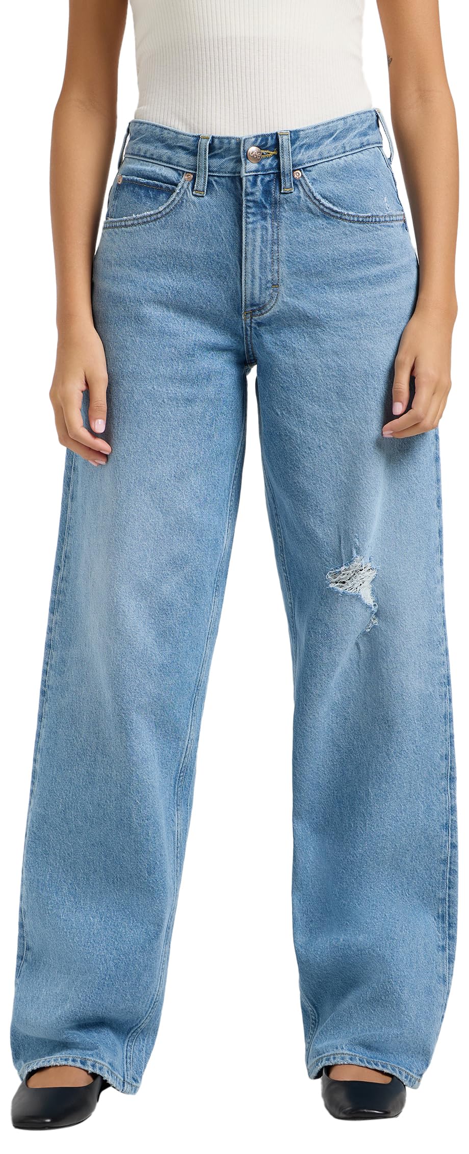 Lee Jeans Da Donna Rider Loose, Blue Koi, 33W X 33L-image