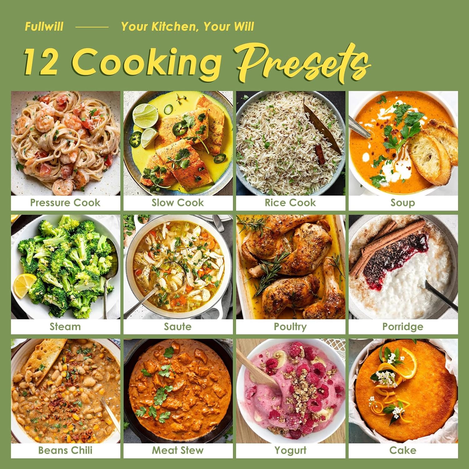 Unlock Culinary Creativity: Fullwill 9-in-1 Electric Pressure Cooker Review