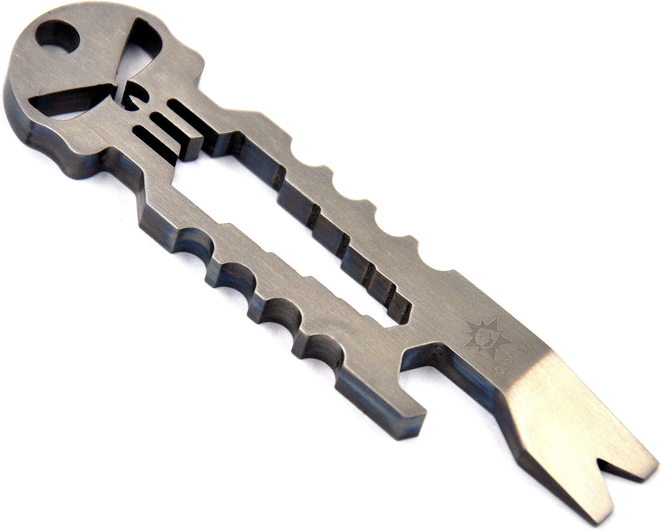 Titanium EDC Pry Bar with Bottle Opener Function (PunisherPB)