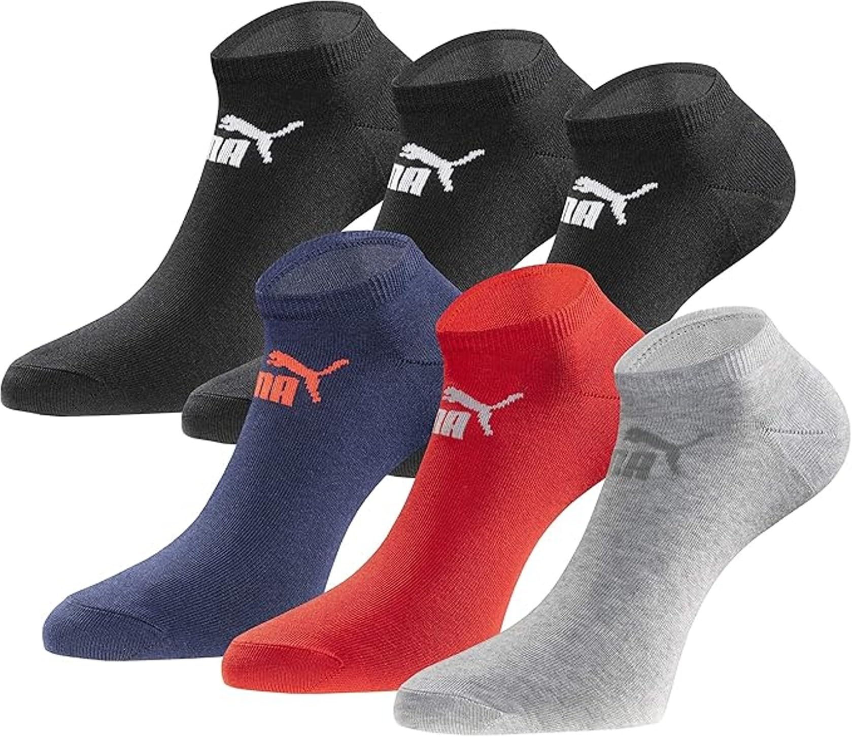 PUMA Lot de 18 paires de chaussettes de sport pour homme et femme