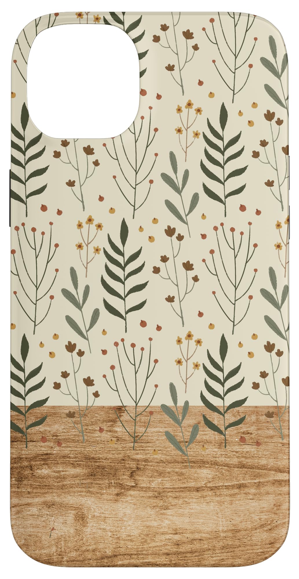 iPhone 14 Plus Boho Botanical Floral Pattern Flower Power Wildflowers Gift Case