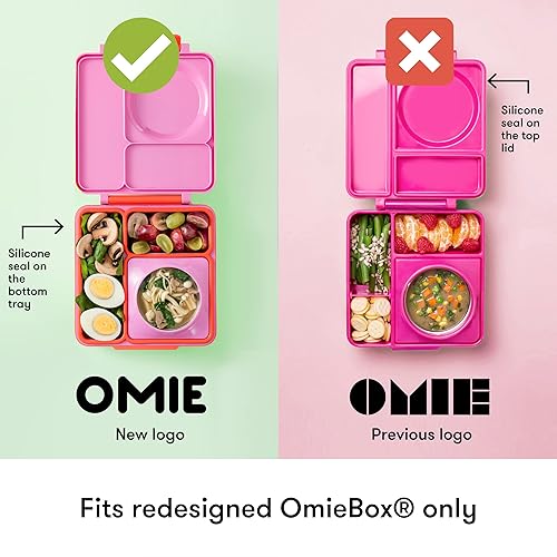 Miniatura 3 de OmieBox (Paquete de 2) Recipientes para Salsas Portátiles a Prueba de Fugas, Recipiente para Aderezo de Ensalada, Recipiente de Condimentos con