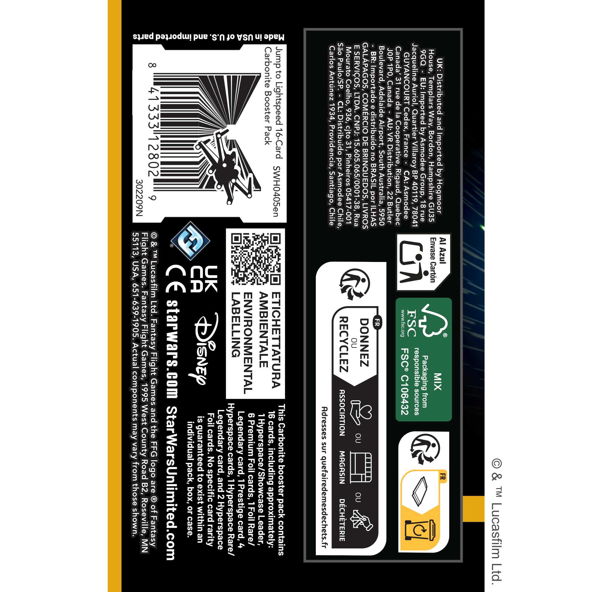 Star Wars: Unlimited Card Game - Jump to Lightspeed