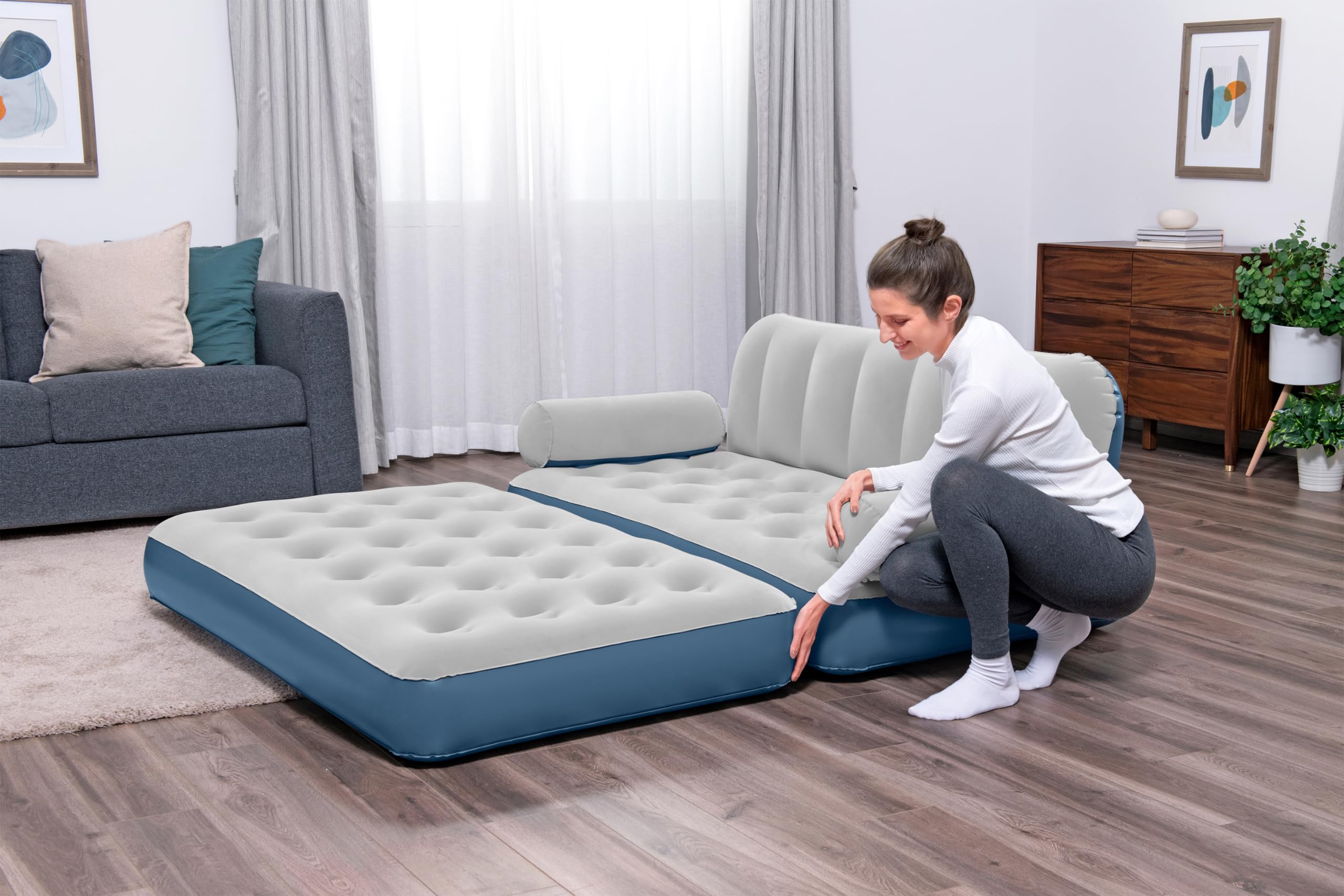 Canapé Convertible Multi Max™ 3 en 1 avec Pompe électrique intégrée 1,88 m x 1,52 m x 64 cm