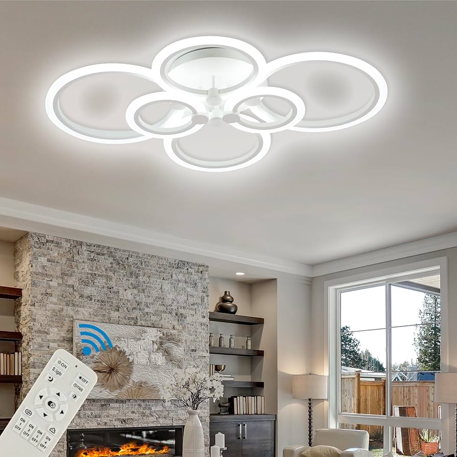 SJV Modern Ceiling Lights- Dimmable LED Ceiling Lamps 31.4