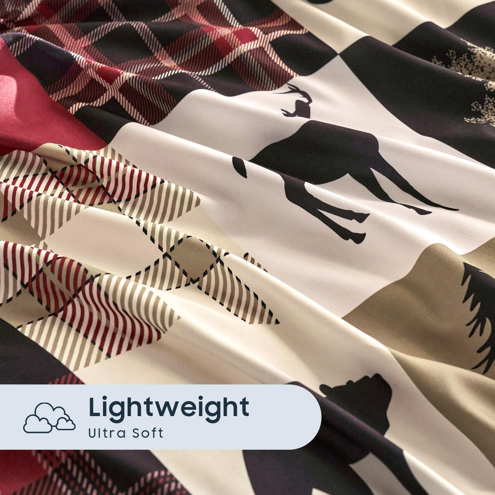 Wake In Cloud Schmusetuch 3-teilig King (Comforter 104"x90") 0553