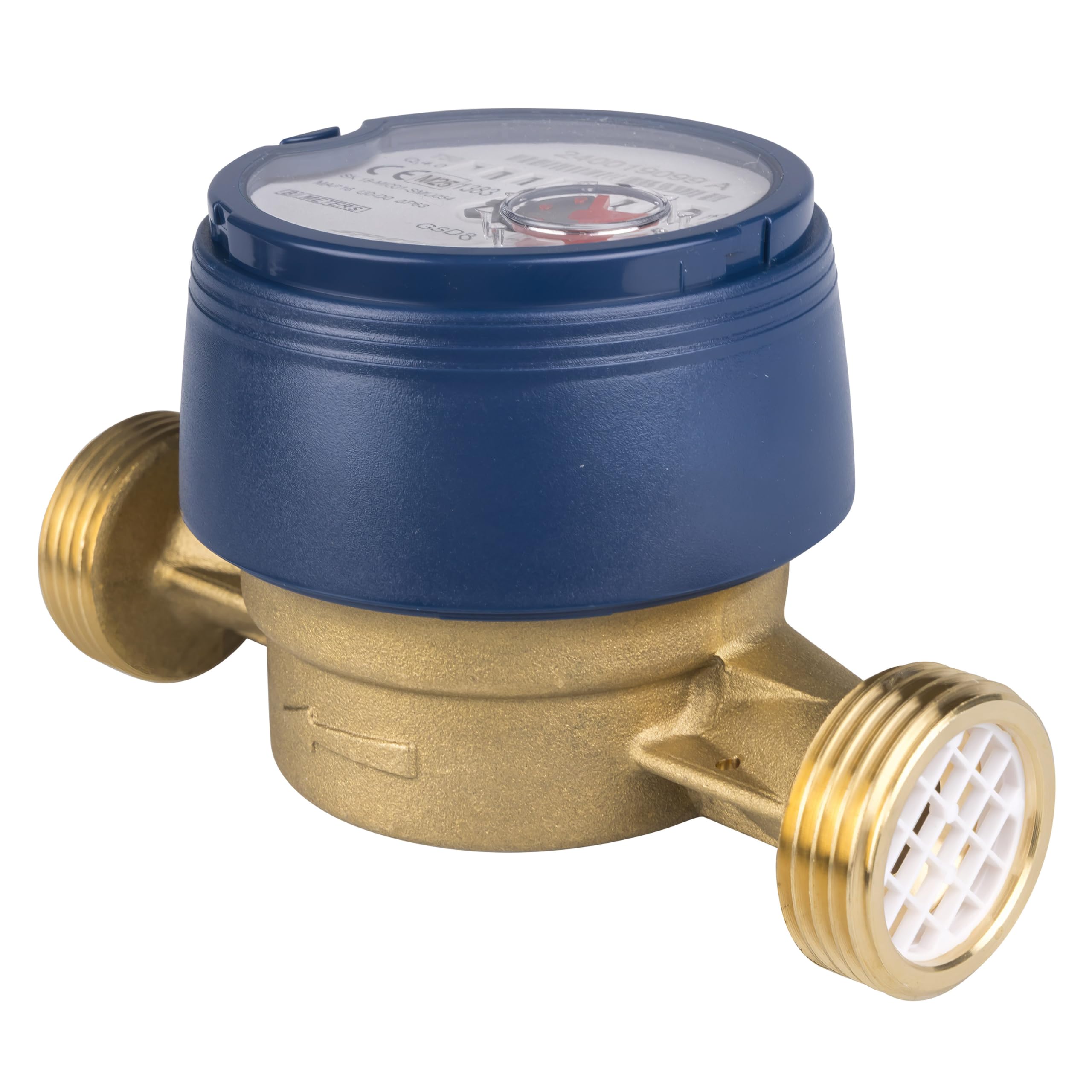 SPEWA Wasserzähler 1 Zoll AG (33 mm) / QN 2,5 Kaltwasser/Bl. 130 mm/Wasseruhr geeicht 2026 / beste Messgenauigkeit Eichung erkennbar in dem Siegel " CE M26 1383" / M26 = 2026
