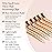 Kitsch Professional Alligator Clips for Hair Styling - 3.5 Aluminum Hair Sectioning Clips for Salon & Makeup Application | Ideal Gifts for Women - Rose Gold, 6 Pcs