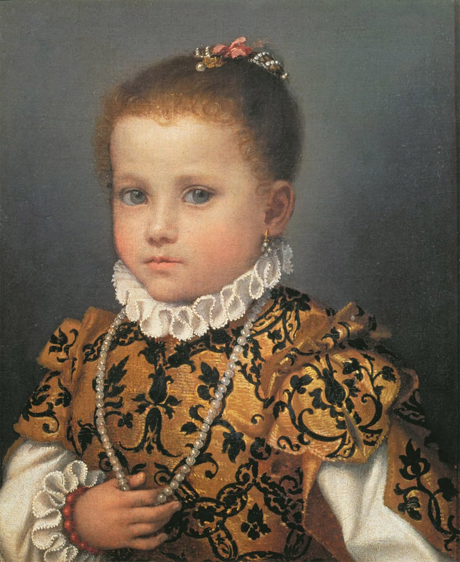 HRJUBWREE Vintage Poster Photo Wall Print Mural Artwork Portrait of a Young Girl by Battista Moroni Art Prints Painting for Office Decor 60x90cm