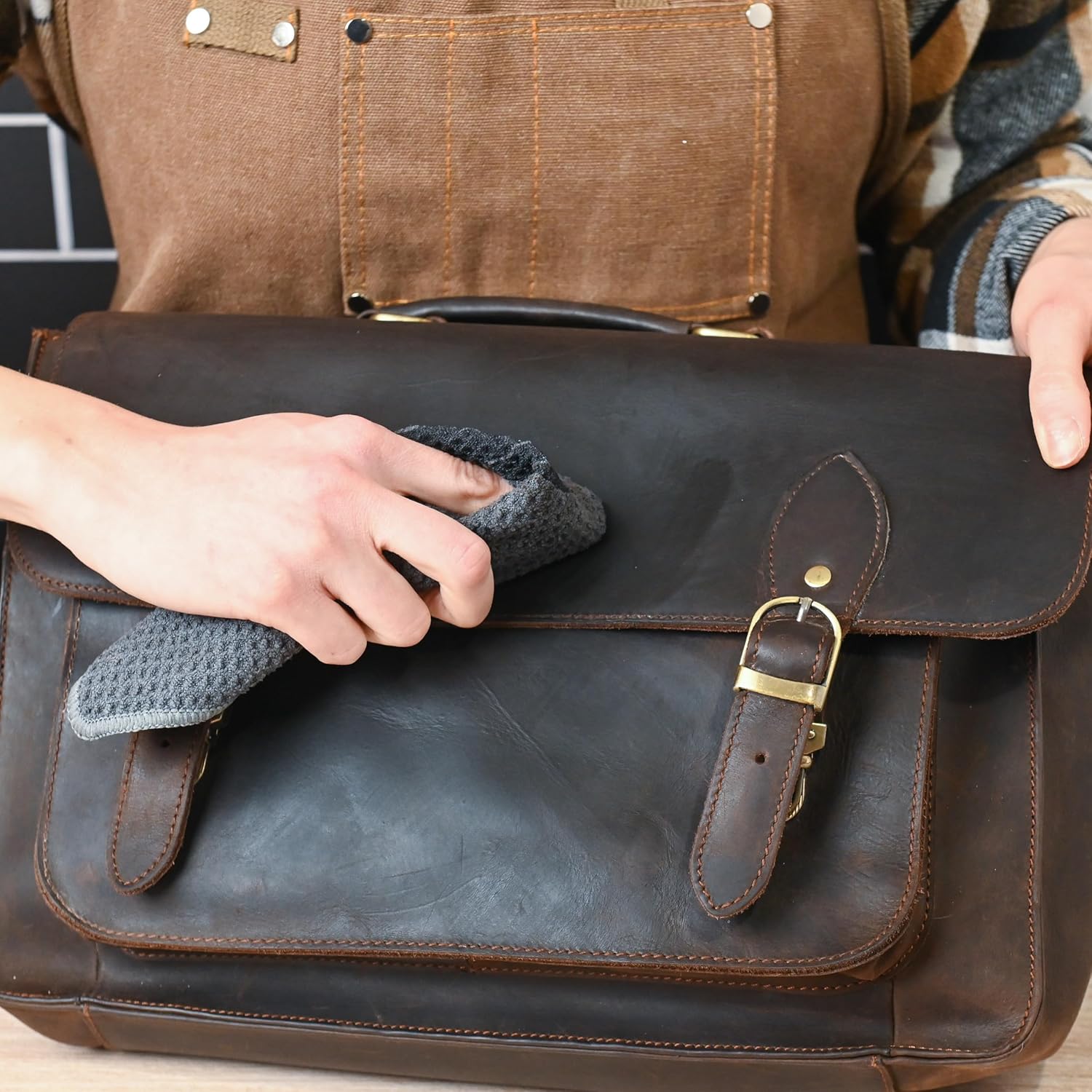 Leather Waterproofer - 2oz - Waterproof your Boots, Shoes, Purses, Jackets, Belts, Hats - Protects Leathers from Snow, Rain, Dirt and Mud - Natural Ingredients - Non-Aerosol - Made in USA - Image 4