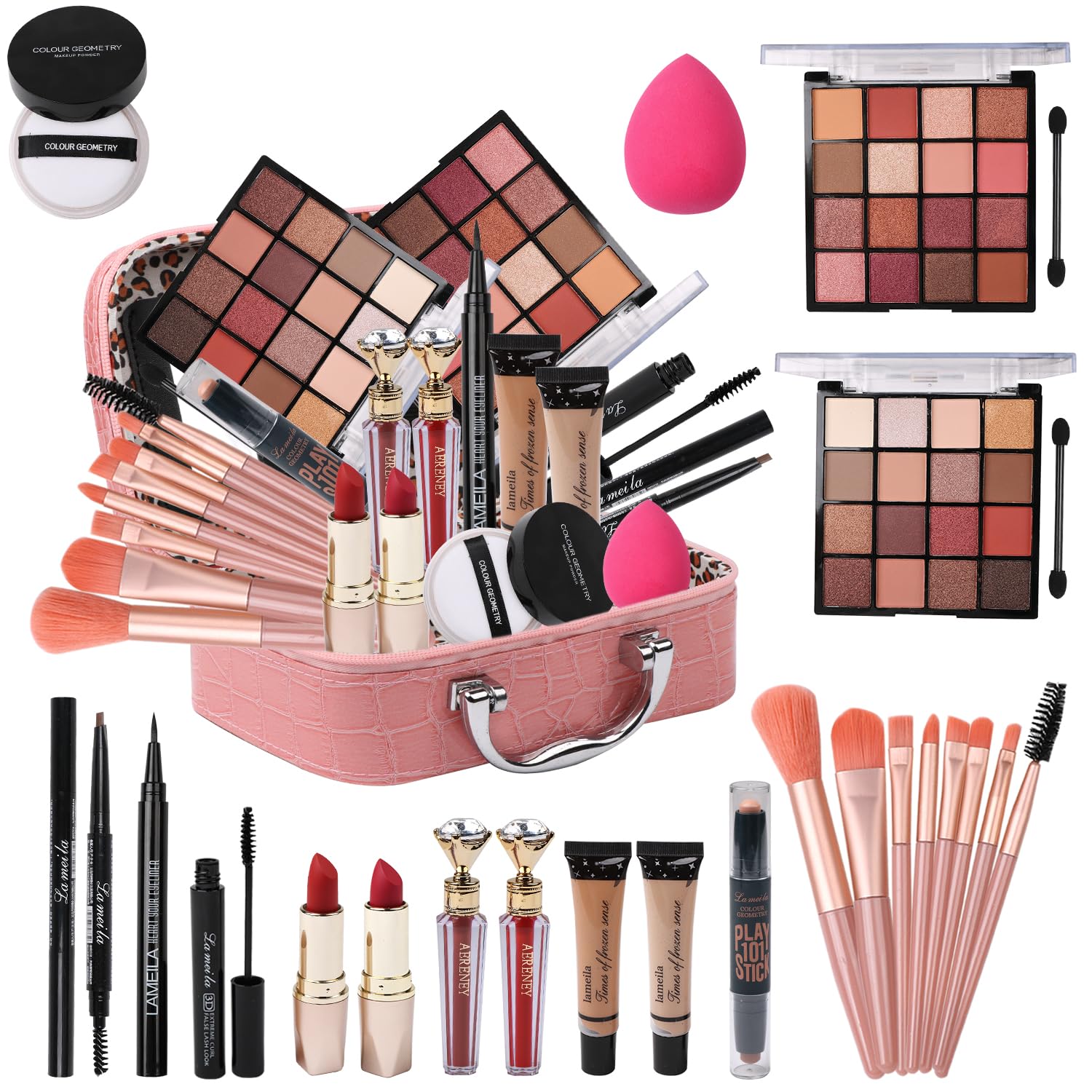 Amazon.com : Delymol All in One Makeup Kit for Teen Girls - 2X16