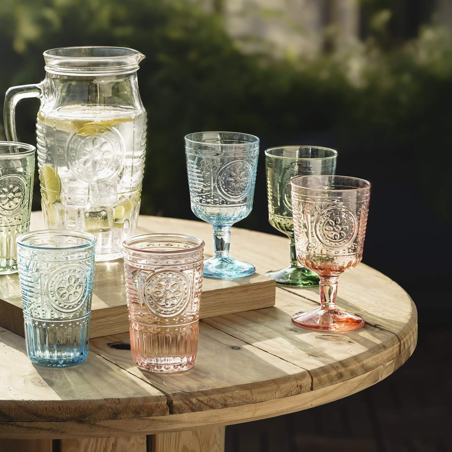 Exсluѕіvе Dіѕсоunt 50% Prісе Bormioli Rocco Romantic Tumbler ,10¼ oz, Set of 4, Light Blue