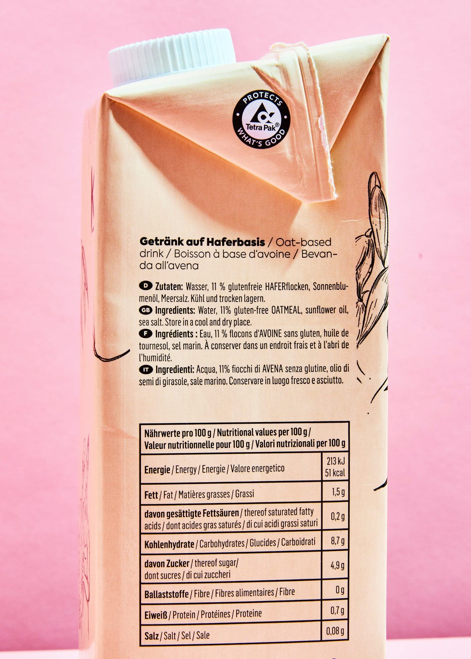 KoRo - Boisson à l'avoine Barista 1 L - Vegan - Sans gluten - Sans sucre raffiné