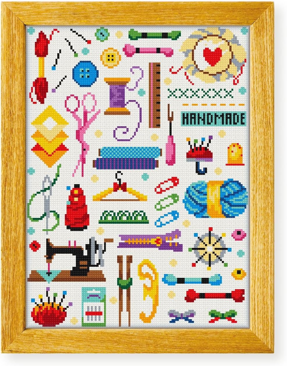 Awesome Pattern Studio Handmade Collection DS1676, Diamond Painting Kit, Diamond Art Kits for Adults, Full Drill 5D Diamond Dots Kits. All Items Included.