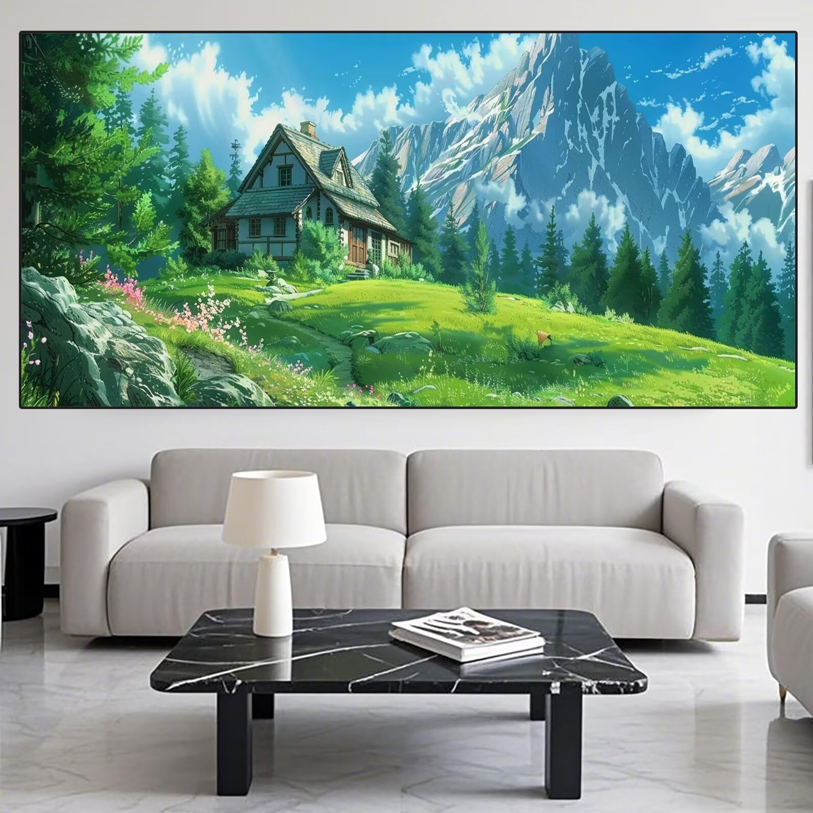 Forest Diamond Art Cabin Diamond Painting Arts and Crafts dla dorosłych, zestawy do malowania diamentami 5D, dorosłych, Crysta, haft krzyżykowy, zestaw do haftowania dla początkujących, dekoracja