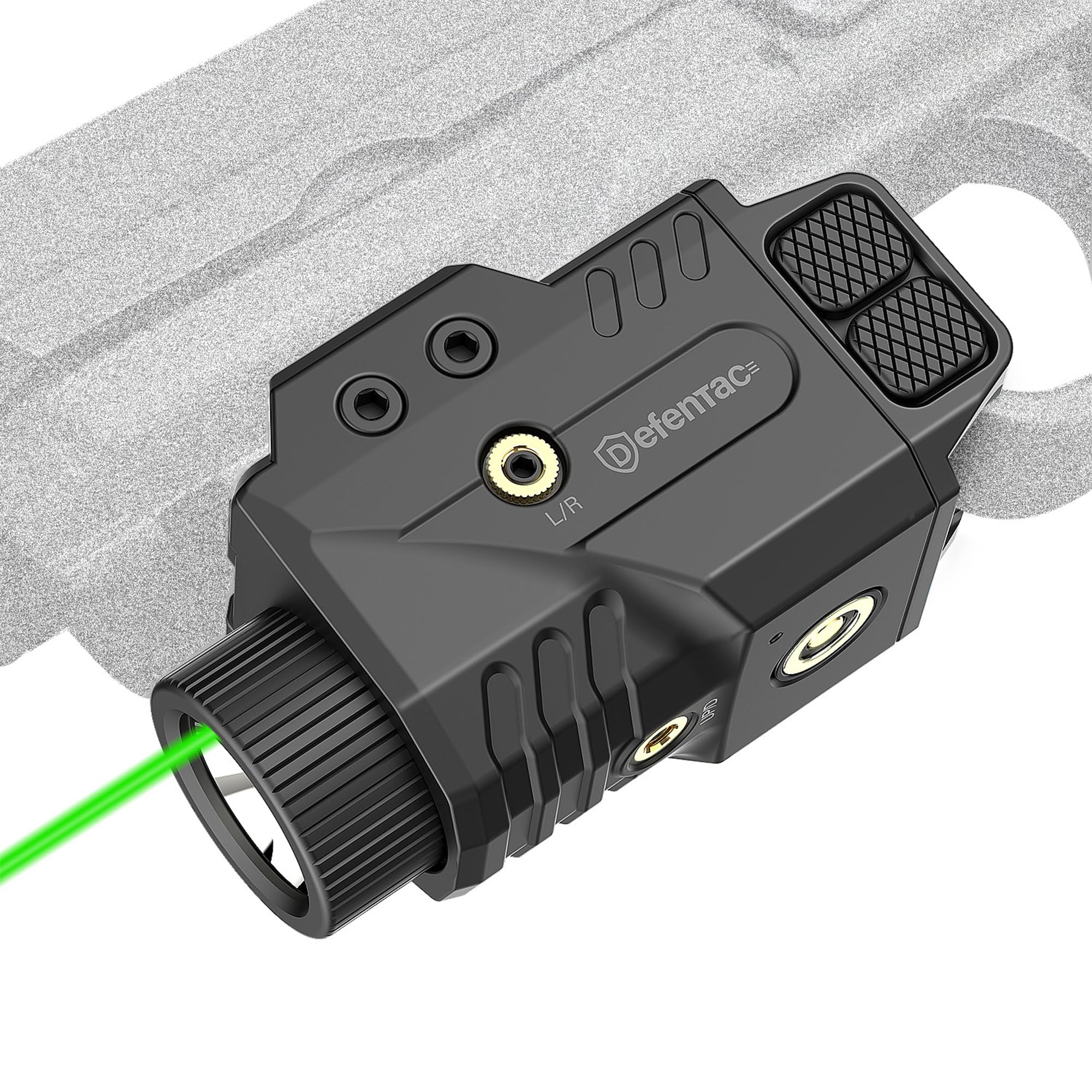 800 Lumens Pistol Light Laser Combo for Guns with Slotted Rails