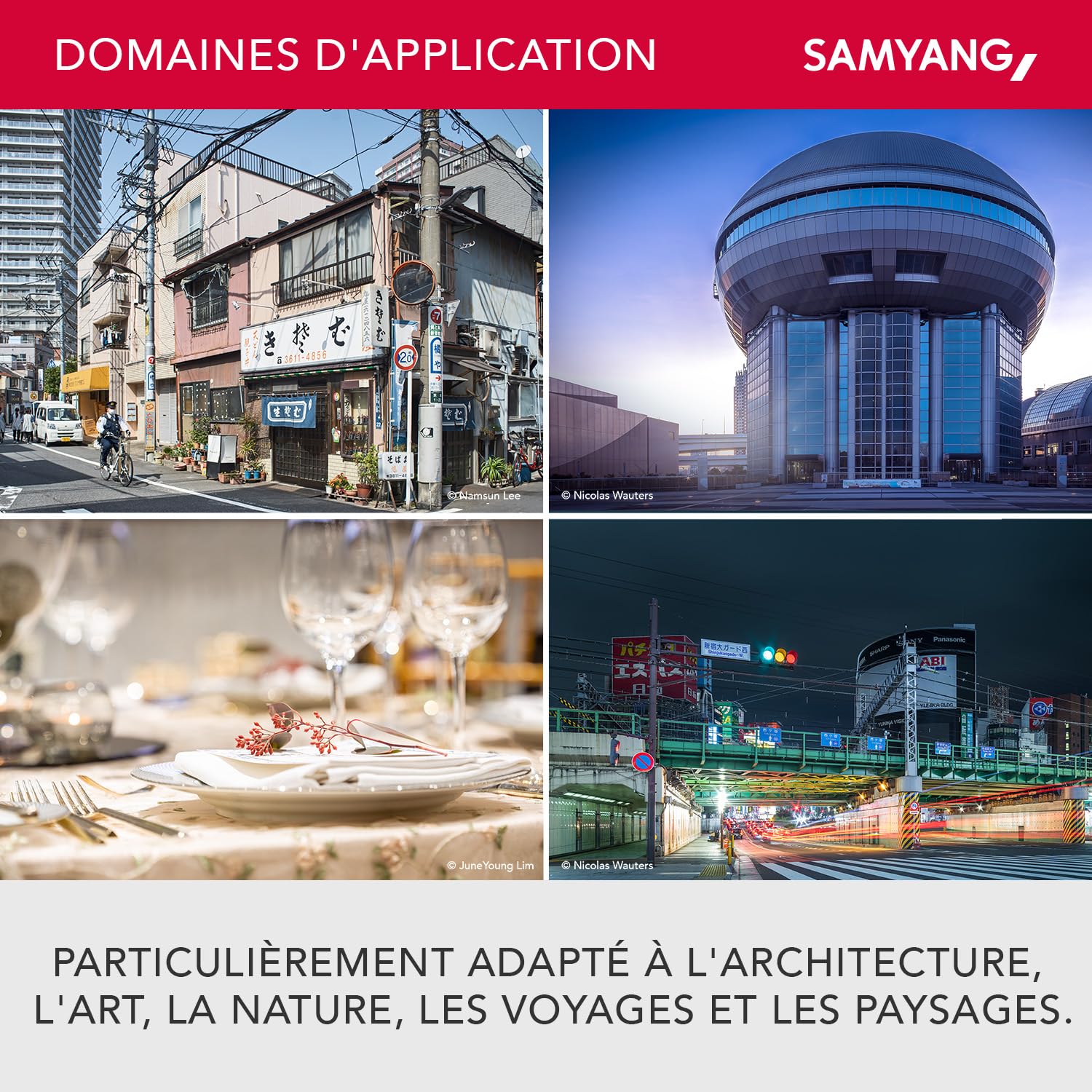 Samyang MF 24 mm F3,5 T/S pour Sony E - Tilt Shift plein format et objectif grand angle APS-C - Mise au point manuelle - Distance focale fixe pour appareil photo Sony avec E Mount