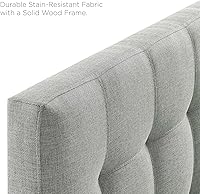 Vista 5 de Modway Lily Queen cabecero de cama de lino