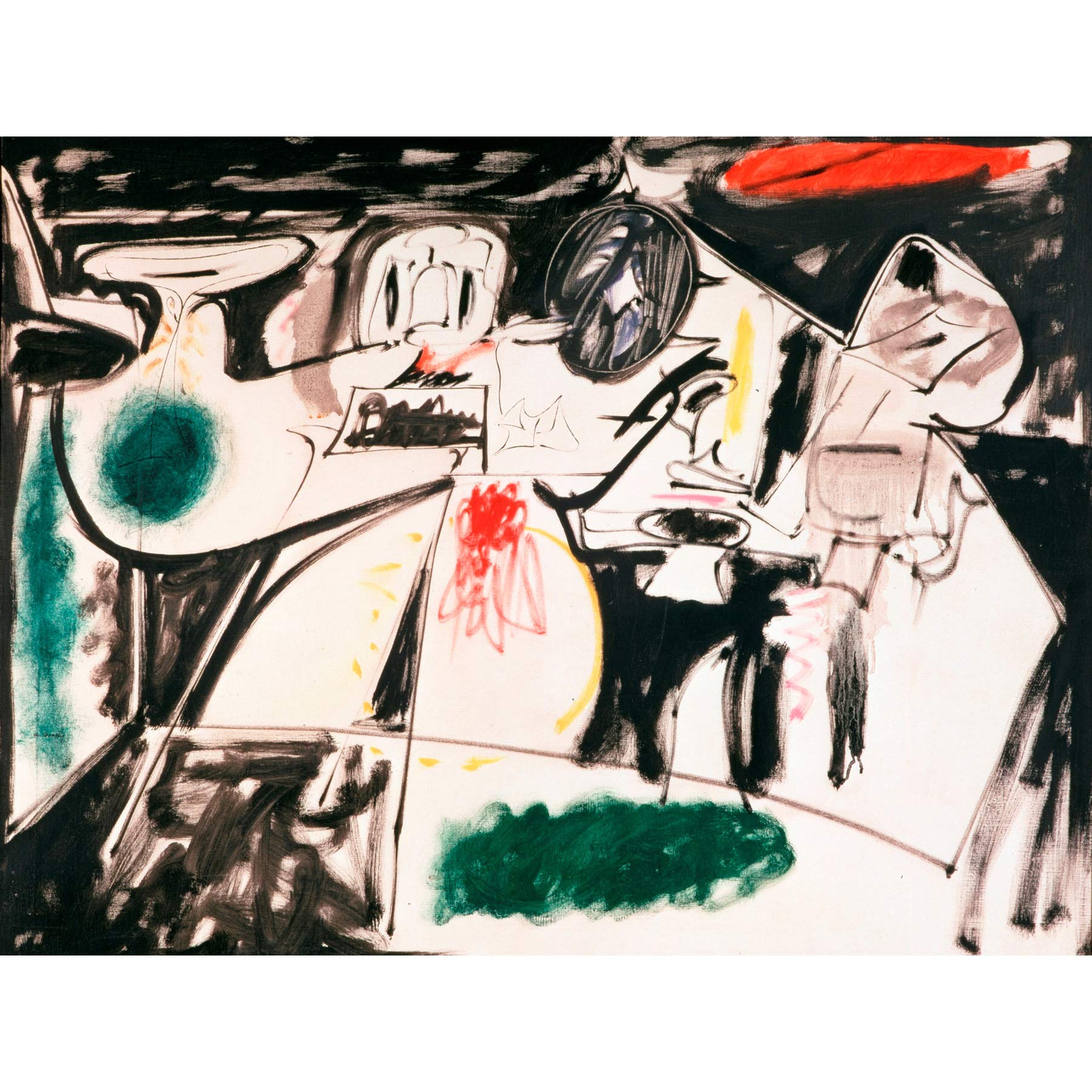Gorky The Last Painting Abstract Expressionist Large Wall Art Print Canvas Premium Mural