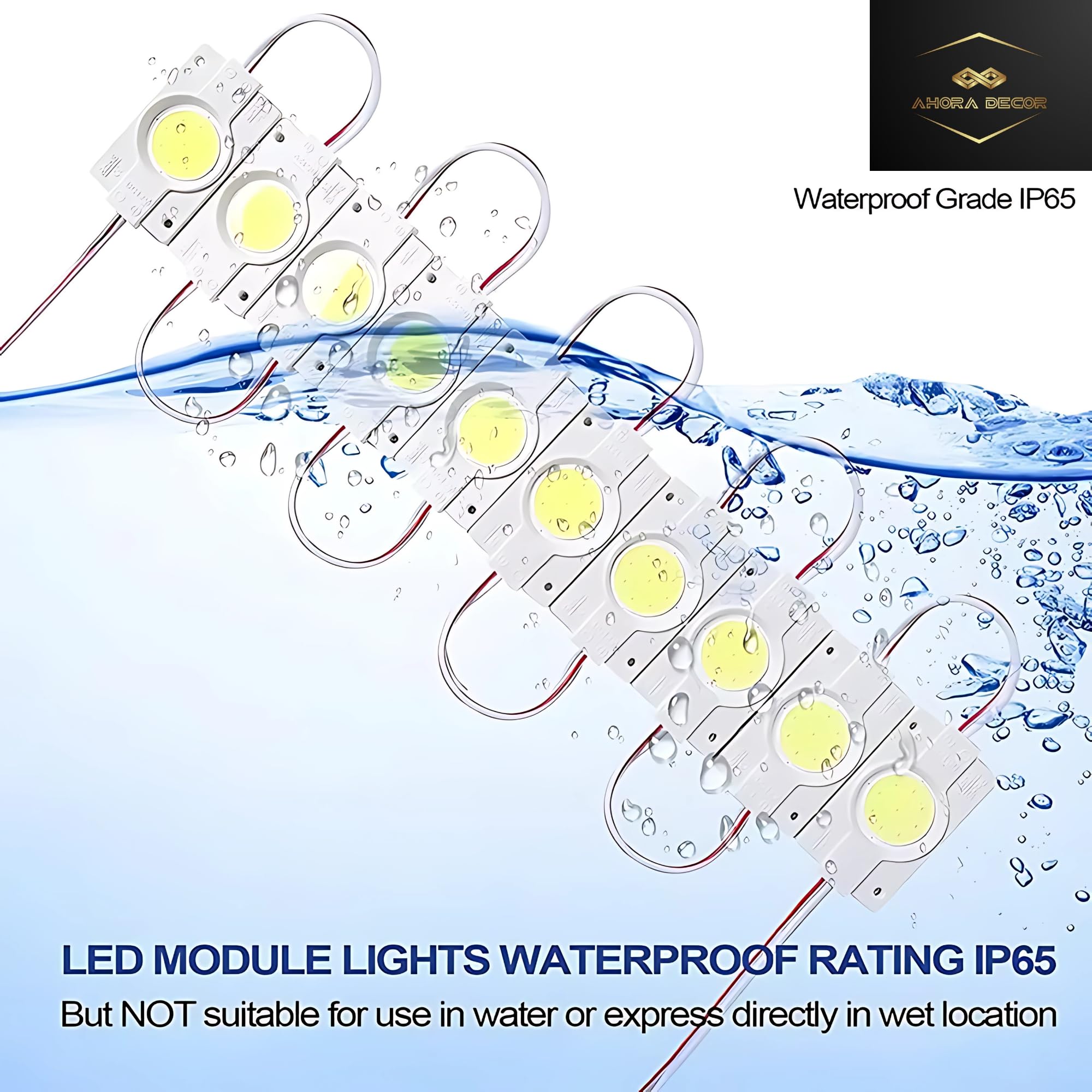 Ahora Decor – 20 Pieces (White) 12V DC 2.4W Coin LED Light Module – Waterproof & Energy-Efficient LED Bulb for Home, Temple, Car, Bike, DIY Projects & Signboards - Image 4 thumbnail