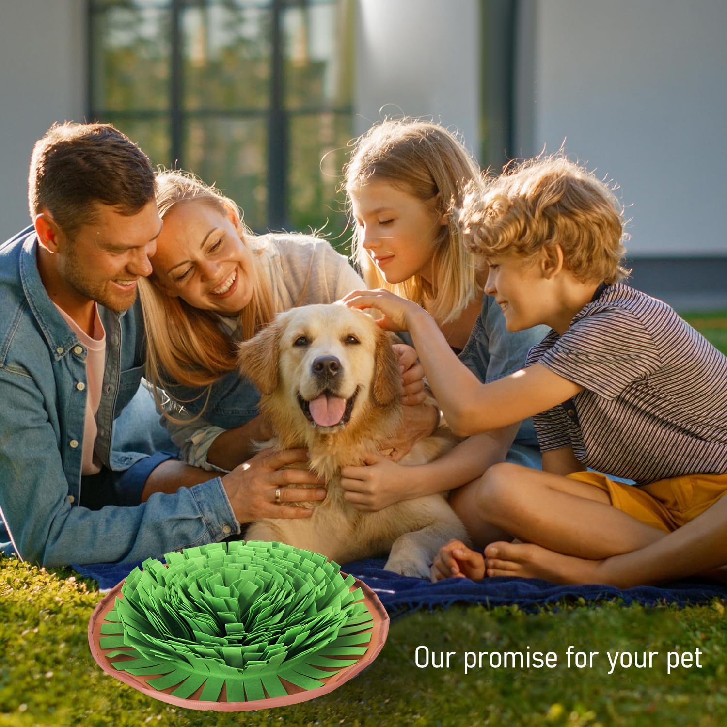 Tappetino per annusare i cani - Coperta olfattiva interattiva antistress per l'addestramento e i giochi educativi, tappetino per cuccioli e cani adulti, lavabile e antiscivolo