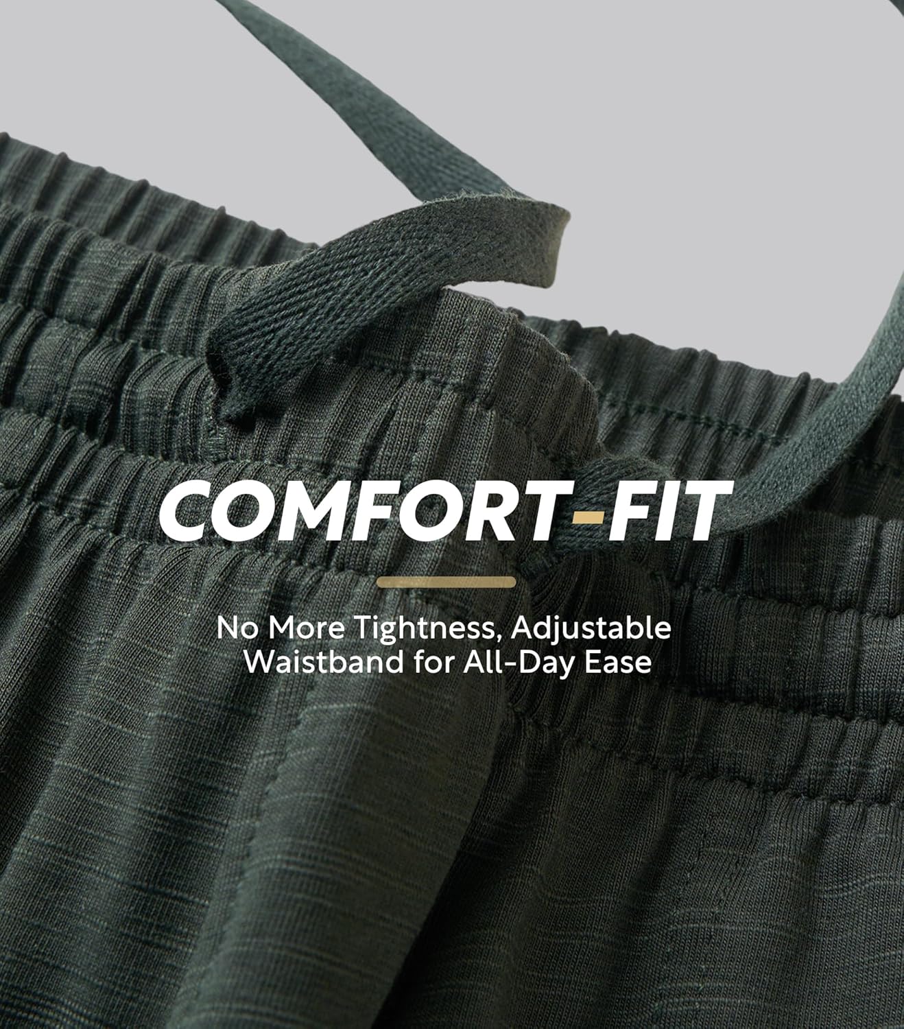 DAVID ARCHY Mens Pajama Shorts Ultra-Soft Cotton Sleep Shorts with Pockets, Breathable & Lightweight Lounge Sleepwear 2 Pack - Image 6