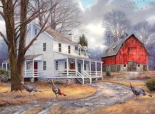 Buffalo Games - チャック・ピンソン - かつてのやり方 - 大人用1000ピースジグソーパズル - ゲームナイトに最適なチャレンジングパズル - 完成サイズ:26.75 x 19.75インチ。