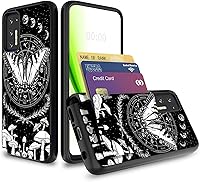 Vista 65 de Funda tipo cartera para Galaxy S20 FE de 6.5 pulgadas con ranura para tarjeta, tarjetas de crédito, tarjetas de crédito, funda para efectivo, doble