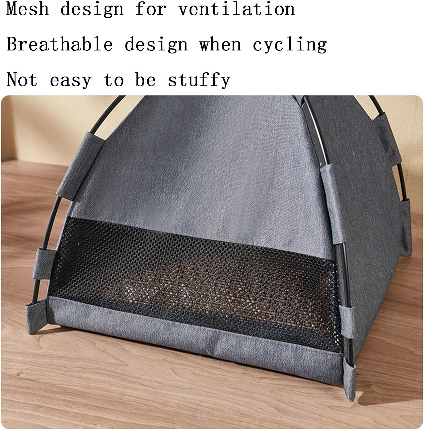 ドームアウトドアペットテント、ポータブルキャットケージと犬小屋、1秒で広いスペースを開いて換気、小型犬や猫に適しています(グリーン)