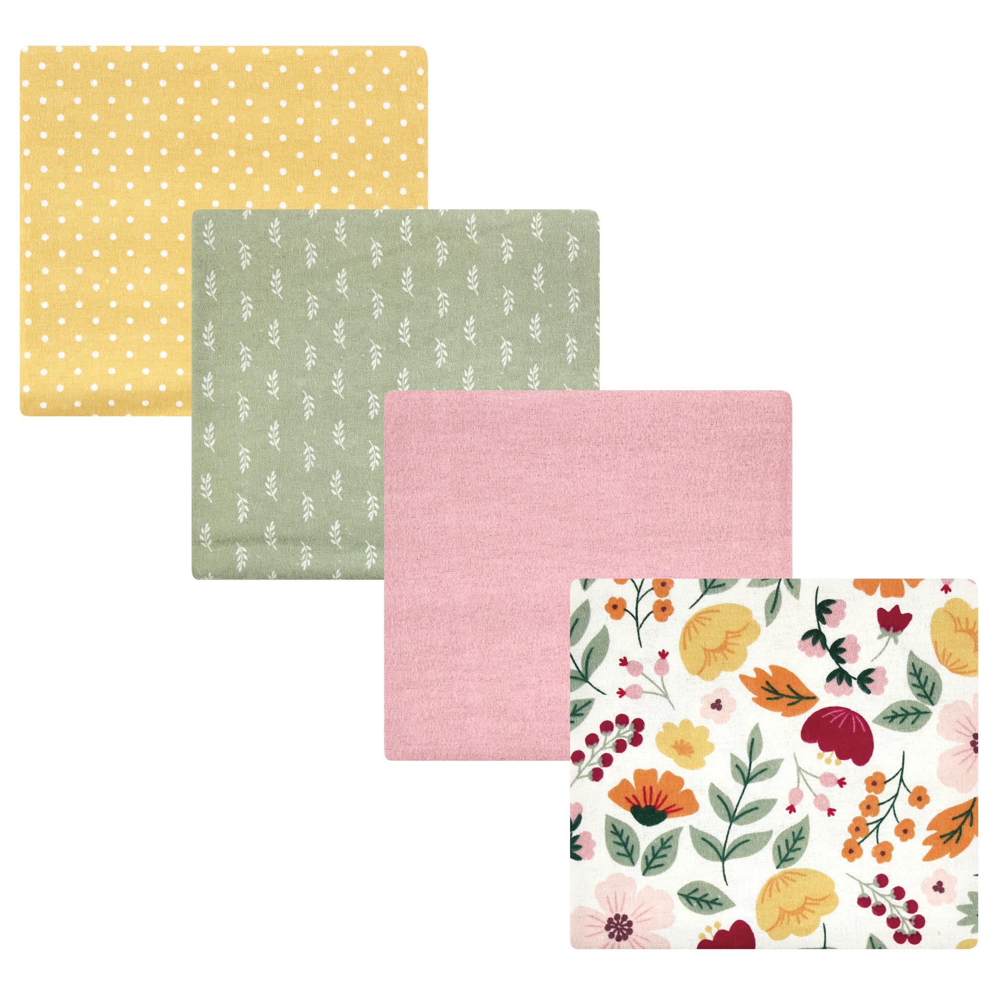 Hudson Baby Unisex Baby Cotton Flannel Receiving Blankets, Fall Botanical, One Size