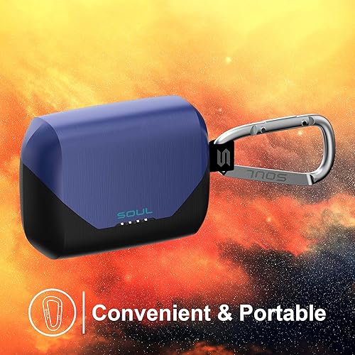 Miniatura 6 de New Soul S-Play Auriculares inalámbricos Bluetooth 40 ms de baja latencia juegos y entretenimiento en los oídos con micrófono resistente al agua