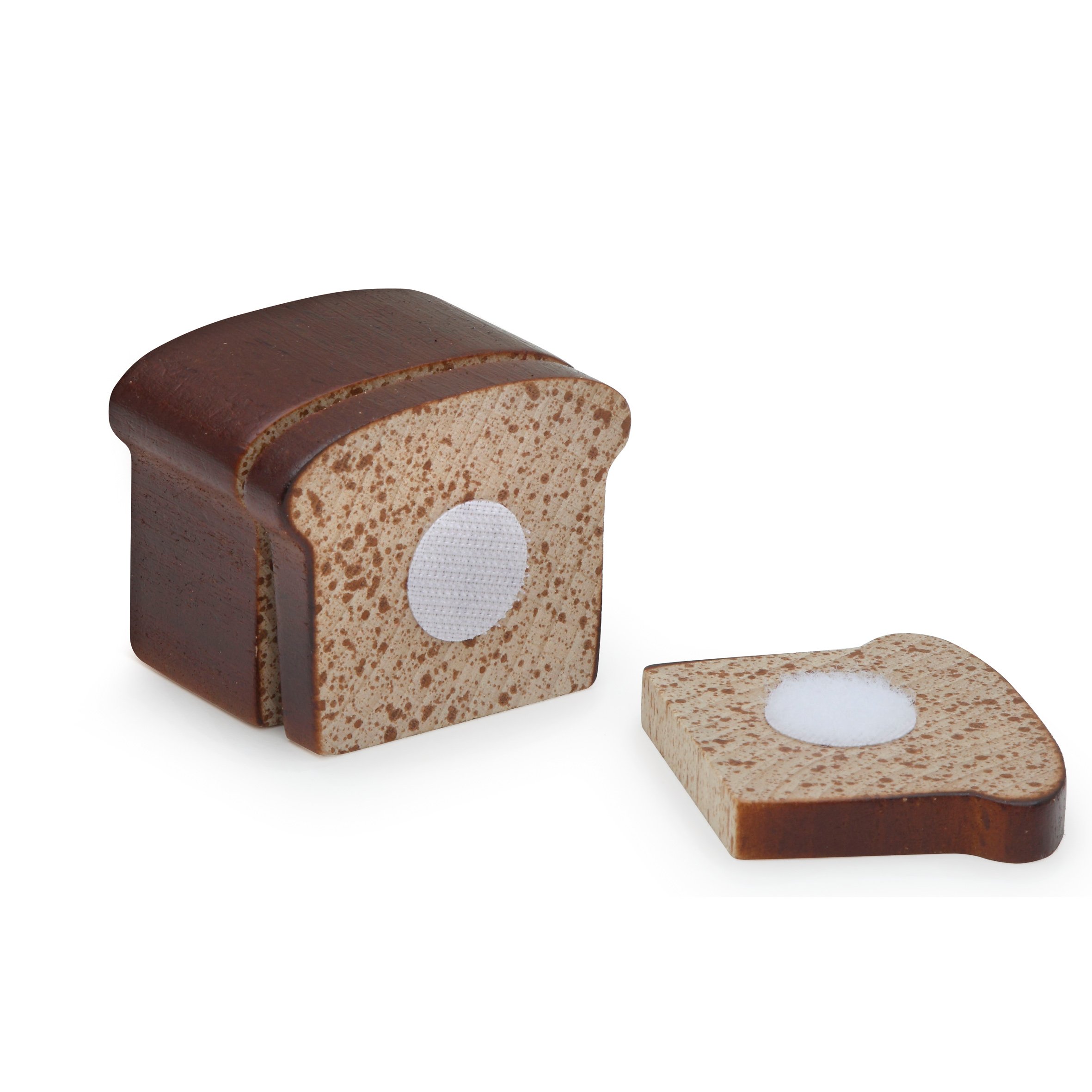 Erzi 8.7 x 6.5 x 5.3 cm Pretend Play Wooden Grocery Shop Merchandize Bread To Cut