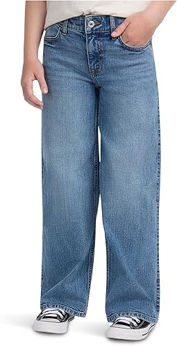 High Rise Wide Leg Jeans (little Kid/Big Kid)